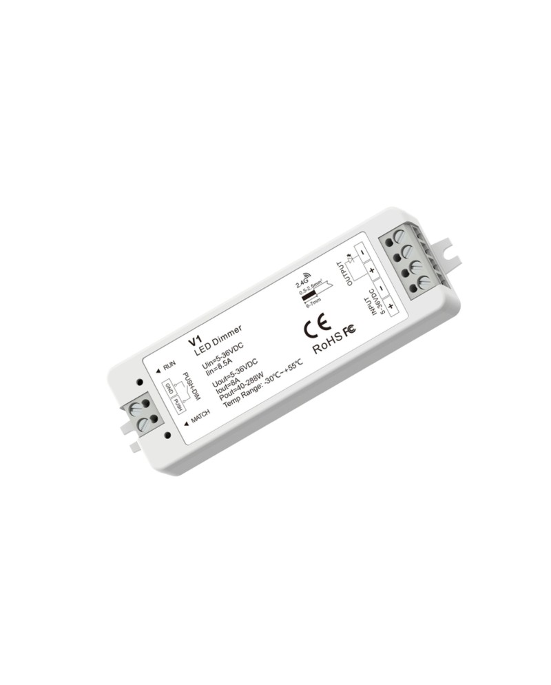 CONTROLADOR TENSION CONSTANTE V1   12-36V PULSADOR & RF
